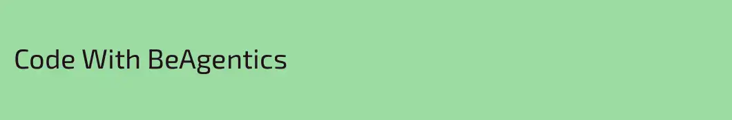 Code With BeAgentics